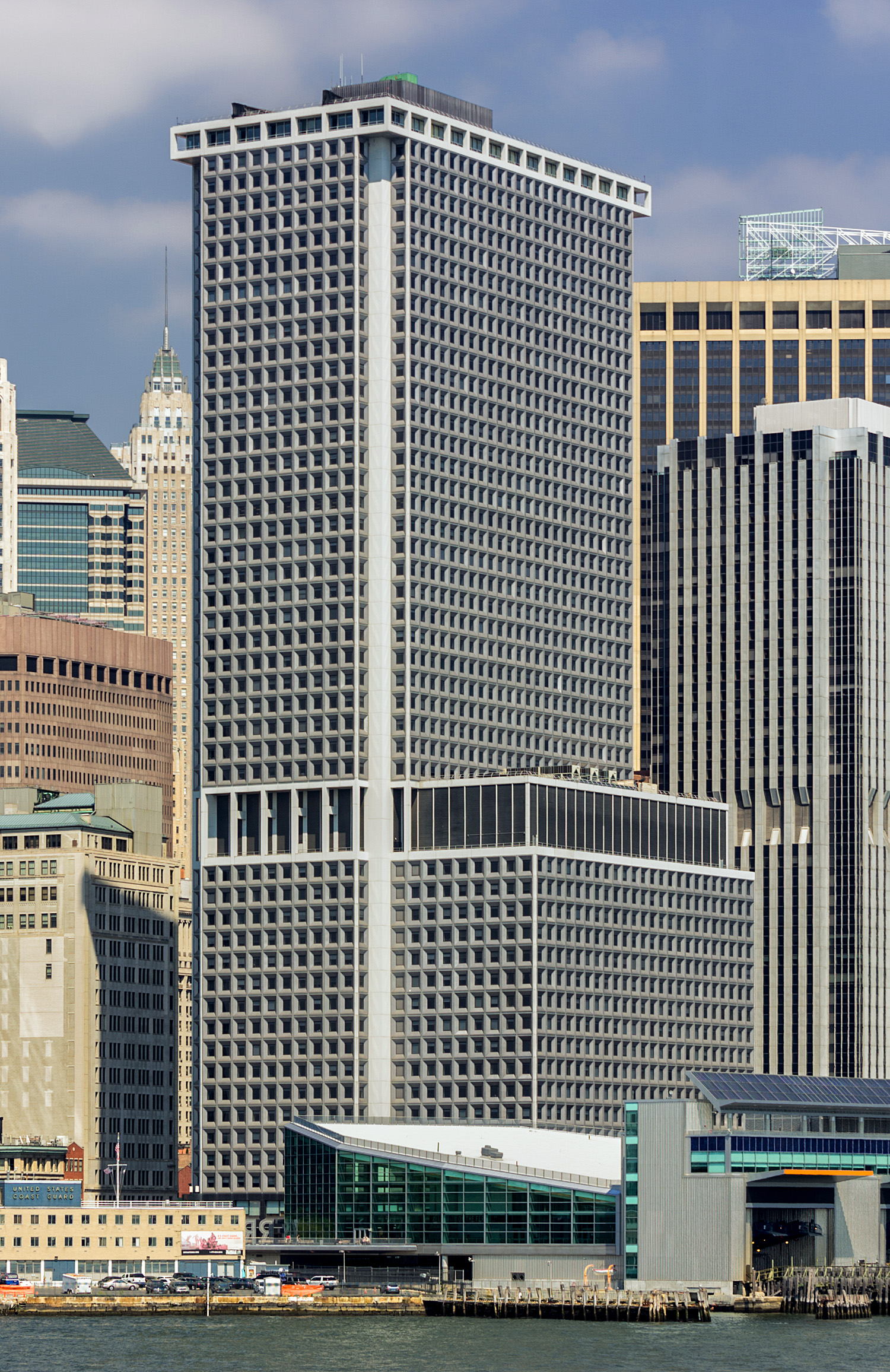 1 New York Plaza, New York City - View from Staten Island Ferry. © Mathias Beinling